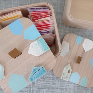 Handmade ceramic tea caddy – keramik Teedose – barattolo tè ceramica – keramiek theebus