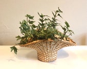 Boho Wicker Plant Holder