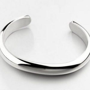 Chouski bangle 6, 8, 10, 15mm Silver Gold Brushed Gold 8 mm "argent"