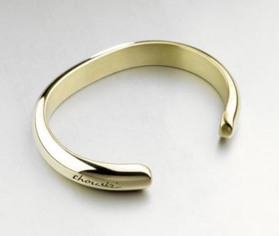 Chouski Bangle 6, 8, 10, 15mm - Silver - Gold - Brushed Gold