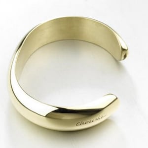 Chouski bangle 6, 8, 10, 15mm Silver Gold Brushed Gold 15 mm "argent"