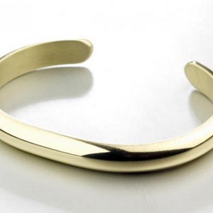 Chouski bangle 6, 8, 10, 15mm Silver Gold Brushed Gold image 6