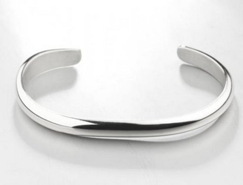 Chouski bangle 6, 8, 10, 15mm Silver Gold Brushed Gold 6 mm "argent"