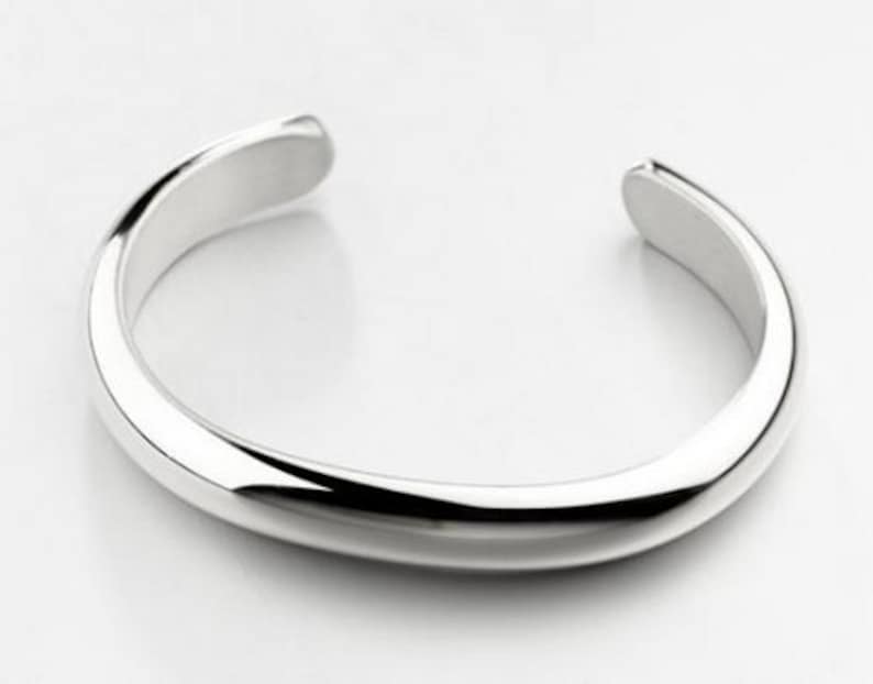 Chouski bangle 6, 8, 10, 15mm Silver Gold Brushed Gold 8 mm "argent"