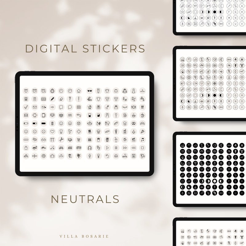 Digital Planner Stickers - Etsy