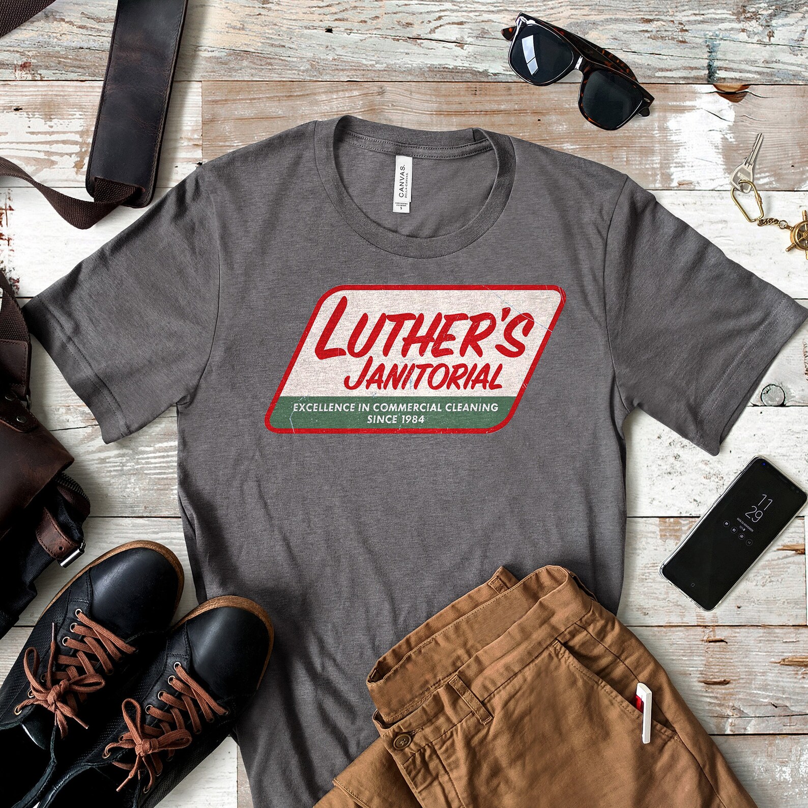 Set it off Shirt Luthers Janitorial Service Shirt Lida Stony Etsy