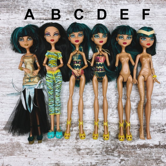 Monster High Cleo De Nile OOAK Dolls Repaint Dolls Dolls for Customizing 