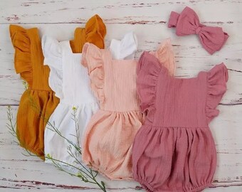 Ensemble Bandeau Bebe Etsy