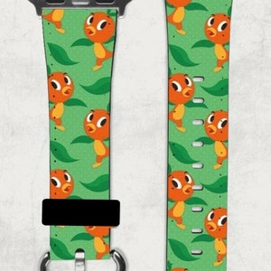 Orange Vogel Disney Apple Watch Band NEU 38/40/41 & 42/44/45 Tiki Room