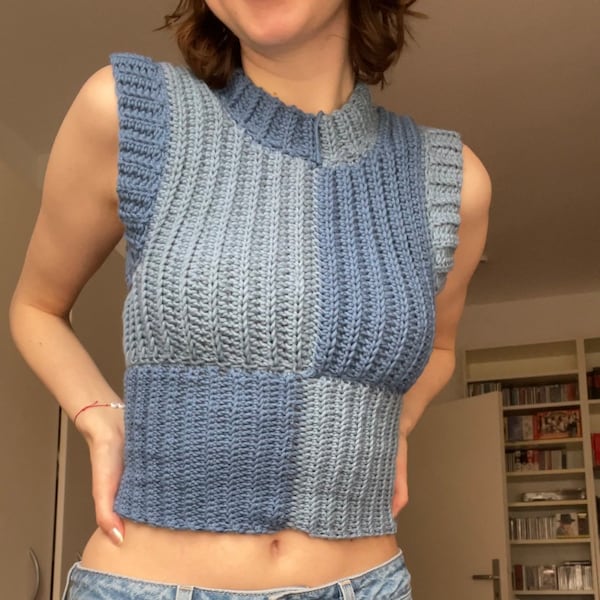 Bestie Vestie crochet top pattern