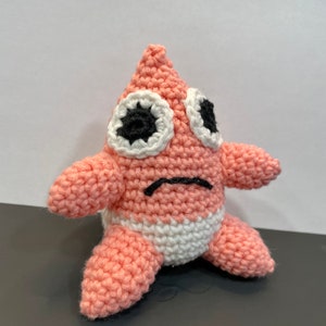 Baby Patrick crochet pdf pattern Amigurumi