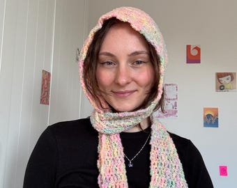 cocoon scarf crochet pattern PDF (digital item!)