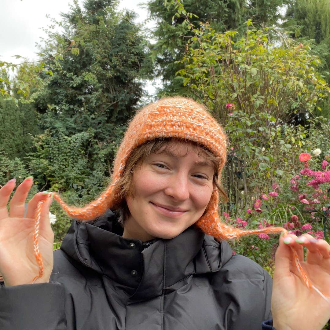 Crocheted Ushanka Hat Etsy