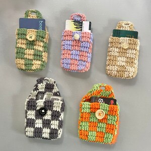 PDF WALL-Et crochet pattern, wallet crochet pattern, bag crochet pattern, crochet pattern, checkered wallet crochet pattern, checkered image 7