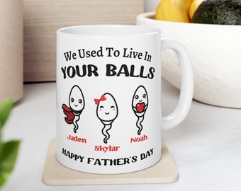 Grappige spermamok, Vaderdagcadeau, cadeau voor papa