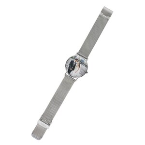 Custom Photo Women's Watch, Personalized Stainless Steel Watch, Picture Dial Gift for Mom, Wife, Girlfriend