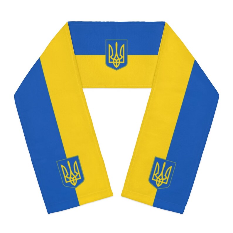 Flag of Ukraine Scarfukraine Scarf Ukraine Solidarity Etsy UK