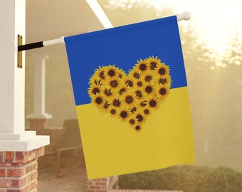 Support Ukraine Sunflower Garden Flag Garden, Ukraine Flag, Sunflower Garden Flag, Ukraine Peace Flag, Ukraine Support, Garden& House Banner