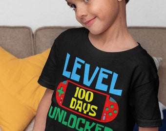 Level 100 Days Unlocked Svg, Level 100 Days of School Shirt, 100 Days of School png, Level 100 Days Unlocked, 100 days unlocked svg &png
