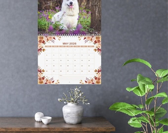 Custom Photo Calendar 2026, Personalized Calendar,Customized Calendar 11 * 8.5 inches, Personalized Calendar, 12 Month Calendar