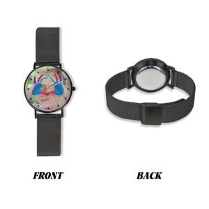Custom Photo Women's Watch, Personalized Stainless Steel Watch, Picture Dial Gift for Mom, Wife, Girlfriend