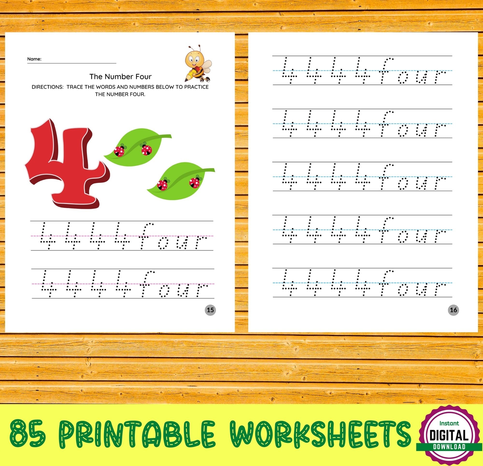 TODDLER WORKBOOK Cut Out the Shapes With Scissors 4 Printable  Worksheets,preschool Learning, Kids Activities, Tracing, 2-6 Year Old 