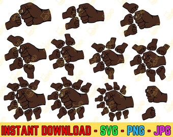 Father's Day Fist Bump Set,  Baby Toddler Kid Dad Fist Bump SVG,Father's Day Design, customized name, Family PNG,Digital download Cut files