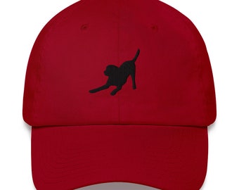 Embroidered Black Labrador Dad Hat | Black Lab Dog Lover Gift