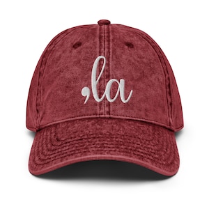 Comma La Vintage Cotton Twill Cap , Kamala Harris 2024 Hat, Comma La Hat, Kamala Harris 2024 cap