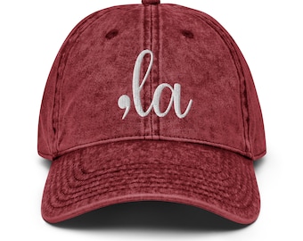 Comma La Vintage Cotton Twill Cap , Kamala Harris 2024 Hat, Comma La Hat, Kamala Harris 2024 cap