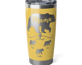 Mama Bear Personalized 20oz Tumbler | Mother's Day Gift