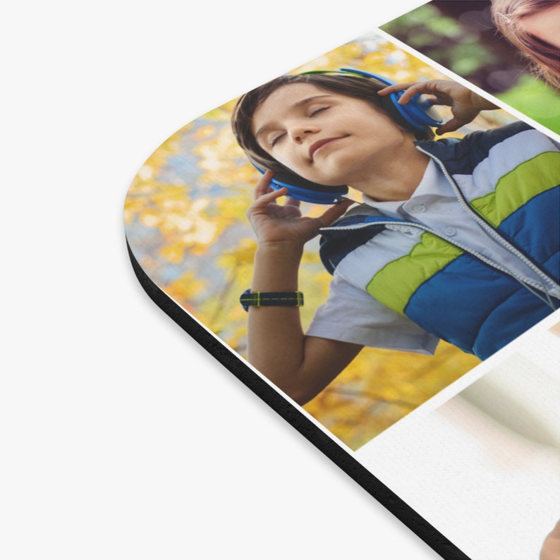 Your Photo Gallery Personalized Custom Mouse Pad | Add up to 15 Photos | Custom Photo Collage Mouse Pad | Custom Mousepad | Desk Accessories