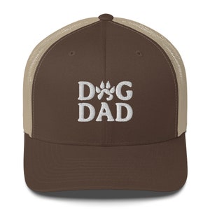 dog dad Trucker Cap | Boyfriend Gift | Dog Lover Cap | Dog Lover Gift | Fathers Day Gift | Dad Hat | Leather Patch Hat | Dog Father Gift