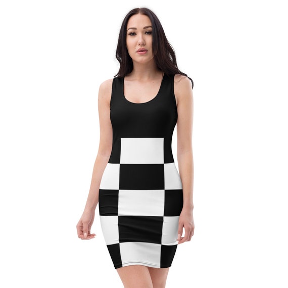 black white t shirt dress Women's Striped T-Shirt with Stretch Knit Reitmans This retro ensemble features a sleek black slip dress effortlessly layered over a classic white short sleeve T 90's Slip Dress