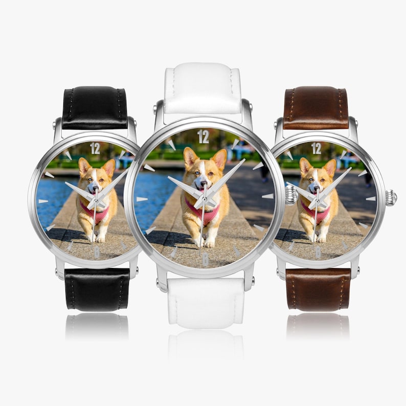 Personalized Photo Automatic Watch for Men and Women, Custom Picture Watch Gift