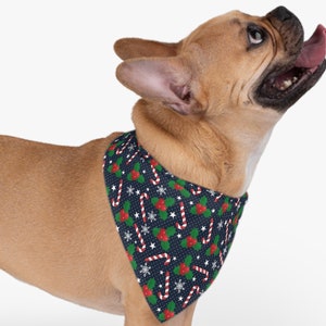 Christmas Holiday Dog Bandana - Christmas Dog Bandana - Christmas Cookies - Bandana - Holiday Bandana - Slip on Bandana