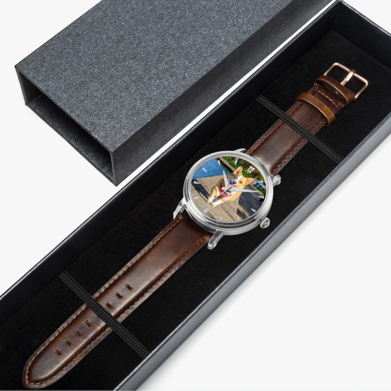 Personalized Photo Automatic Watch for Men and Women, Custom Picture Watch Gift