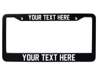 marco de matrícula personalizado / Marco de matrícula / Matrícula personalizada / Matrícula de tocador / Accesorios personalizados para automóviles