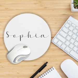Custom name mousepad, Custom Mouse pad, Personalized Office decor Mouse Pad,Custom Office Desk Accessories, coworker gift, Home Office Decor