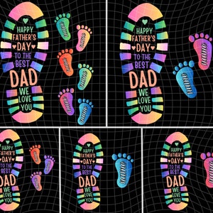 daddy dad papa,Papa and children,father day,gift for dad,gift for him,fathers day gift,father daughter png,father and son png,dad and kids png,father's day png,best dad,Dad Kid Footprints,Dad Footprints Png