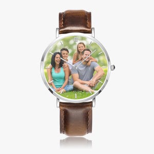 Custom Photo Watch, Personalized Picture Gift, Birthday Anniversary Keepsake for Him Her