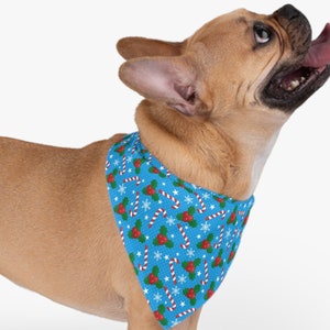 Christmas Holiday Dog Bandana - Christmas Dog Bandana - Christmas Cookies - Bandana - Holiday Bandana - Slip on Bandana
