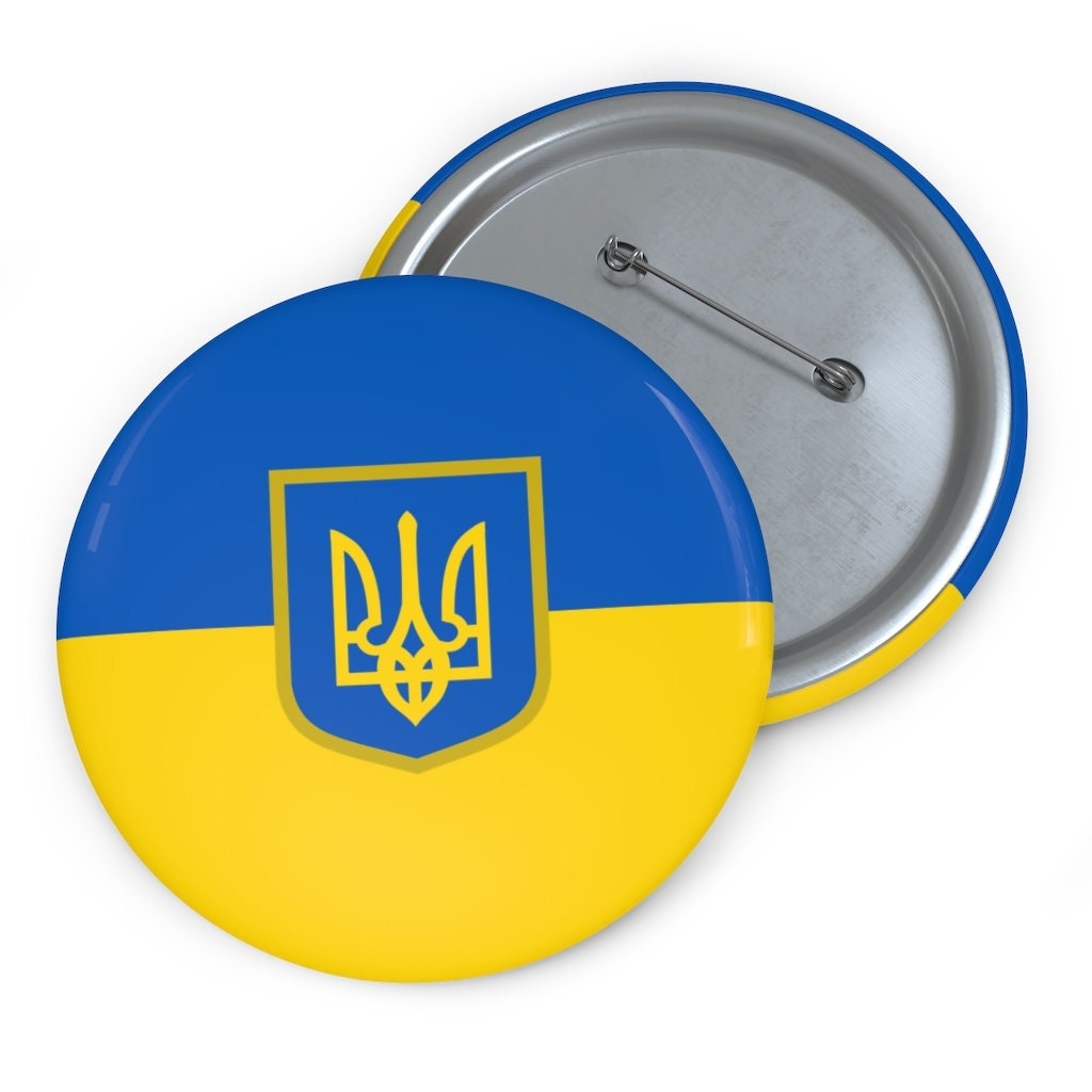 Ukraine Flag Lapel Pin, Ukrainian Flag Lapel Pin, Made In - Foto 10