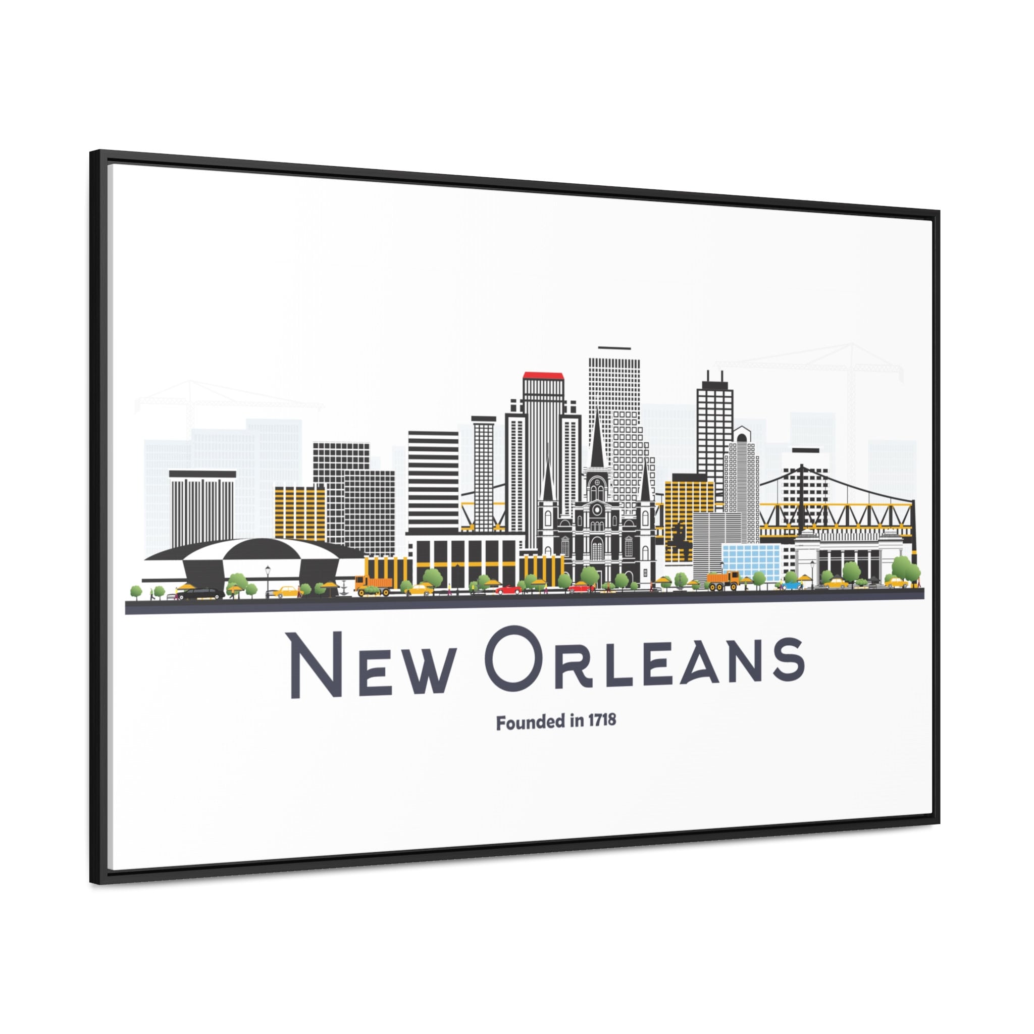 New Orleans City Skyline in a