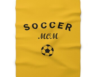 Soccer Mom Blanket | Fleece Blanket | Mothers Day Gift | Soccer Mom Gift | Gifts For Mom | Soccer Blanket | Bleacher Blanket