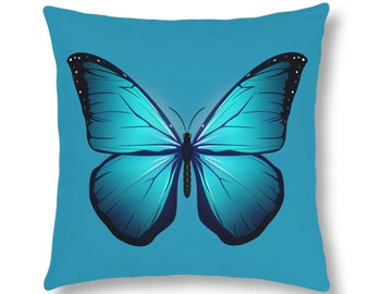 Butterfly Pillow | Outdoor Pillow | Waterproof Pillow | Outdoor Decorative Pillows | Decorative Throw Pillow | Outdoor Throw Pillow