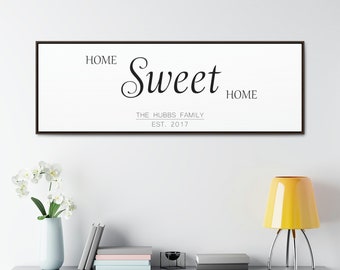 Home Sweet Home Sign | Personalized Family Sign | Home Sign | Family Sign | Personalized Gift | Home Wall Decor