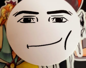 Roblox Man Face Sticker Sheet | Fun Roblox Character Face Decals ...