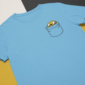 Jake the Dog Pocket Funny - Unisex Heavy Cotton Tee