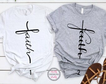 Faith Shirt, Christian Shirt, Vertical Cross, Faith T-shirt, Jesus, Love, Grace, Faith Cross Shirt, Religious Shirt, Church Shirt, Disciple